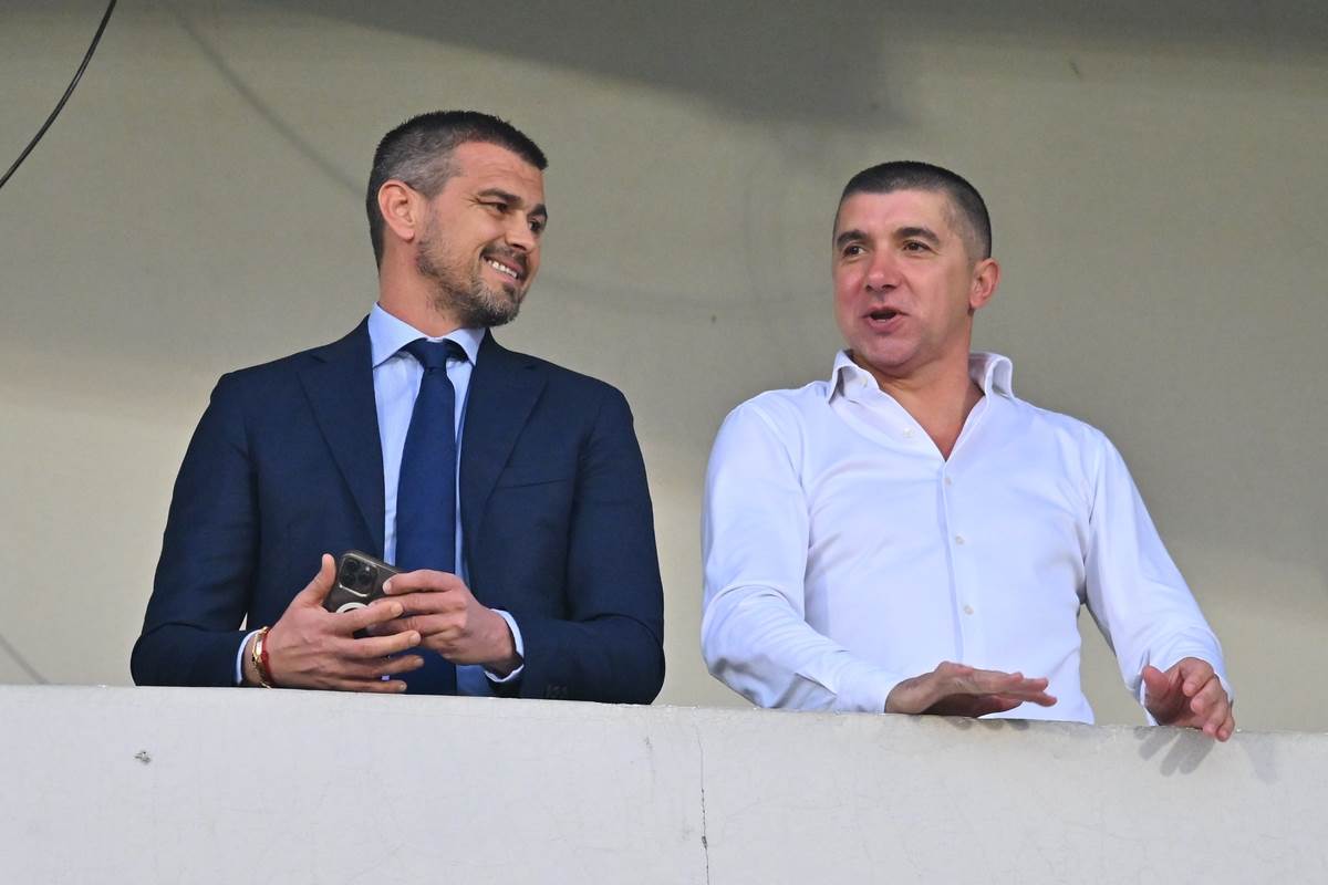 Danko Lazović i Milivoje Ćirković na 177. večitom derbiju Partizan Zvezda