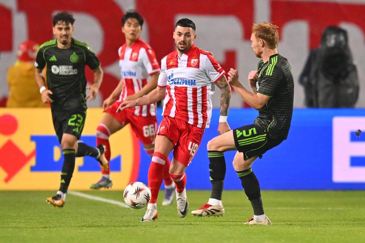 Nemanja Radonjić na Zvezda - Seltik