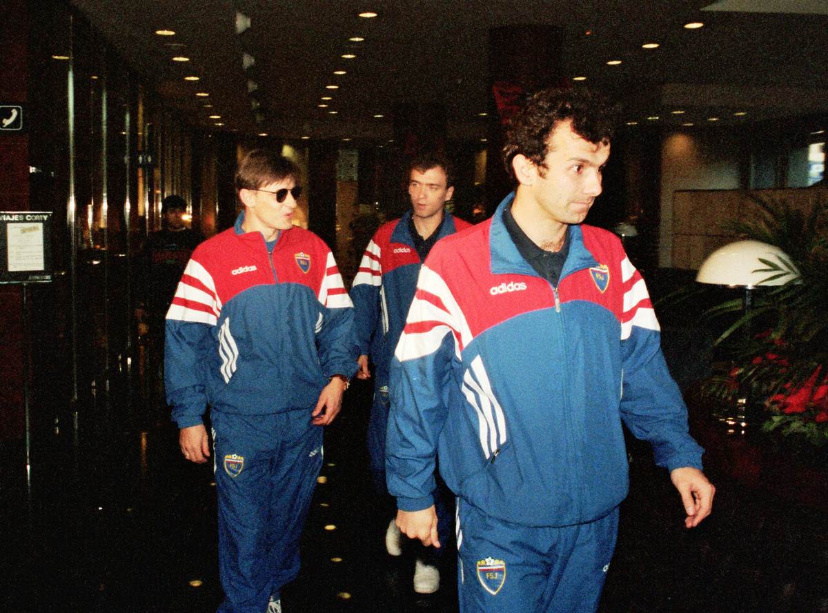 Milinko Pantić sa Dejanom Savićevićem i Draganom Stojkovićem