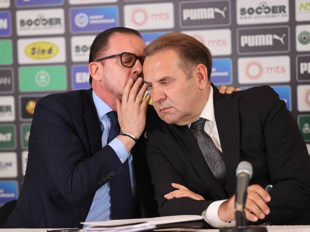 Predrag Mijatović i Rasim Ljajić, čelnici Partizana.