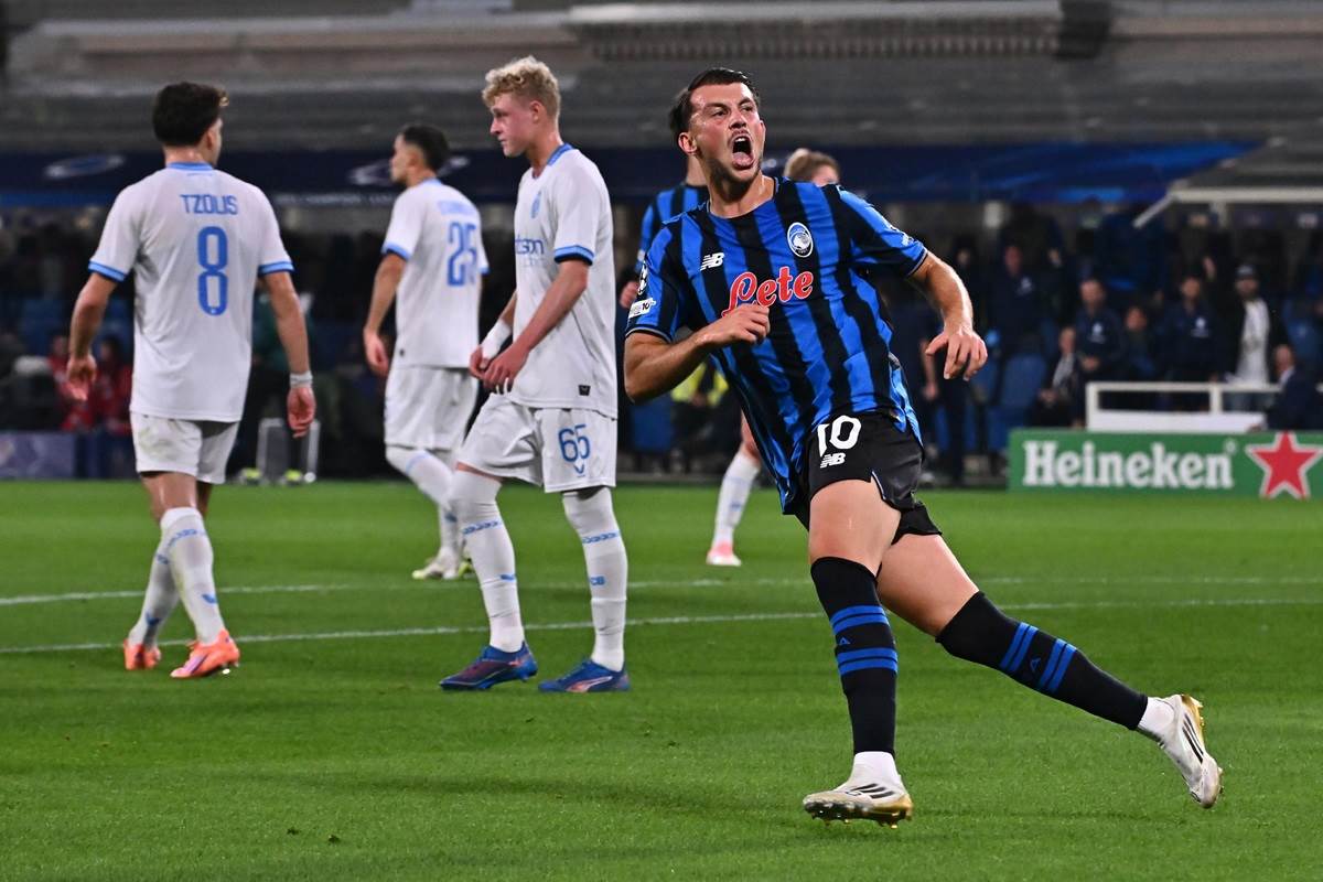 Lazar Samardžić gol za Atalantu protiv Klub Briža