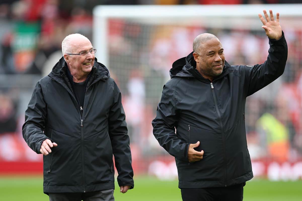 Džon Barns bivši fudbaler Liverpula sa Svenom Goranom Eriksonom