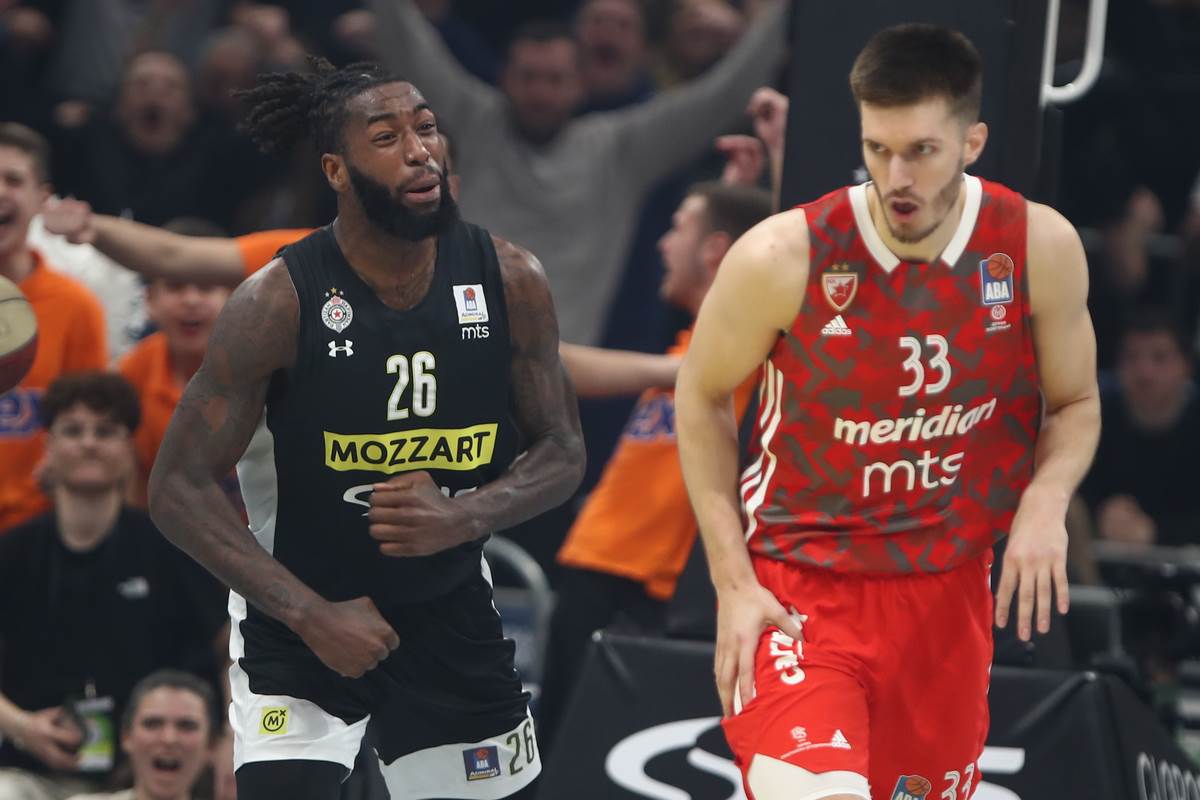 Matijas Lesor i Filip Petrušev tuča na derbiju Zvezda Partizan