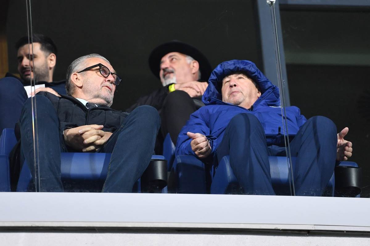 Velimir Zajec počasni predsednik Dinama u loži u Srbiji na TSC stadionu na Makabi Dinamo