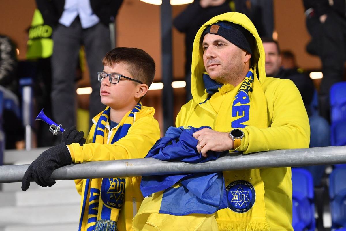 Navijači Makabija u Srbiji na TSC stadionu