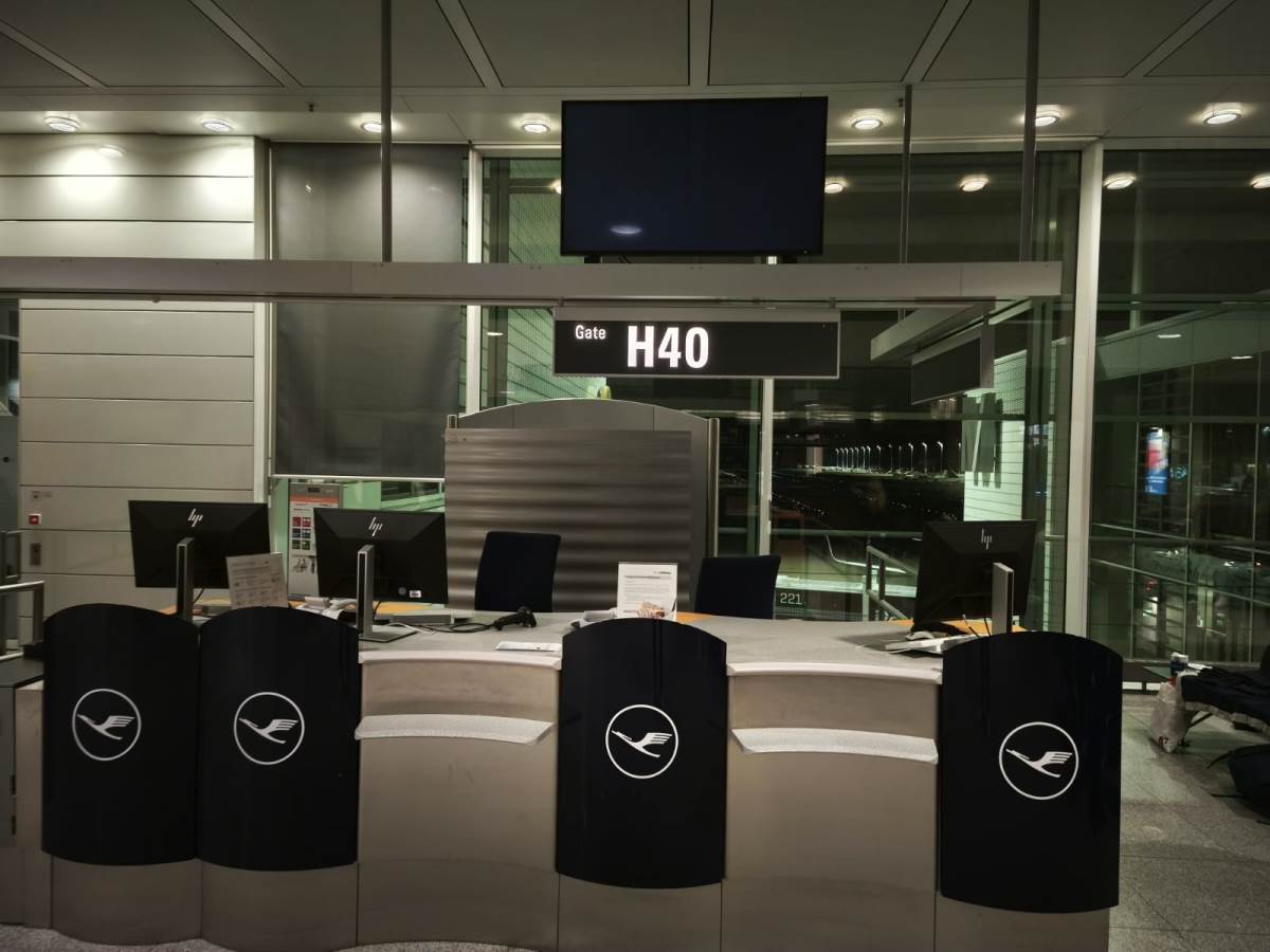 Lufthanza na aerodromu