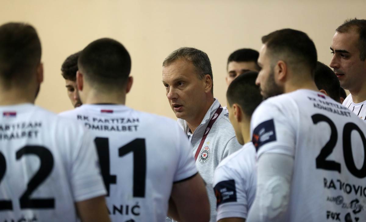 Đorđe Ćirković trener rukometaša Partizana