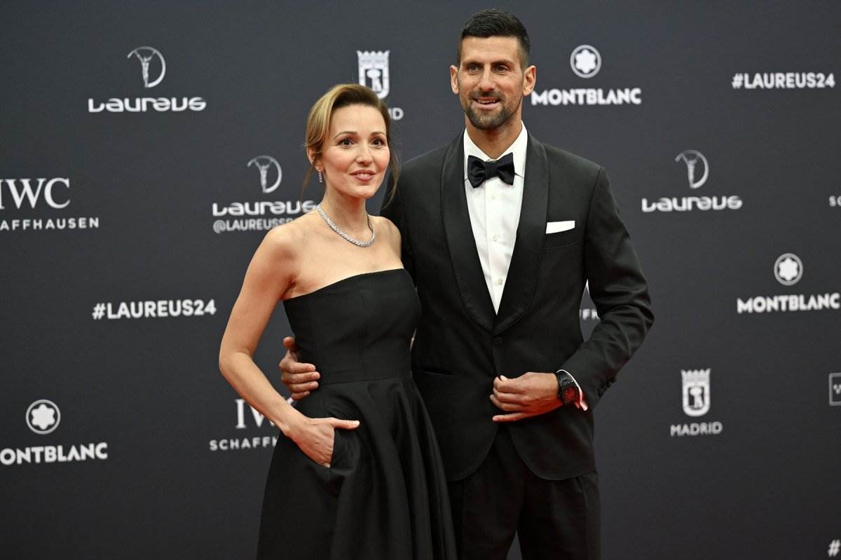 Novak i Jelena Đoković na dodeli Laureus nagrada