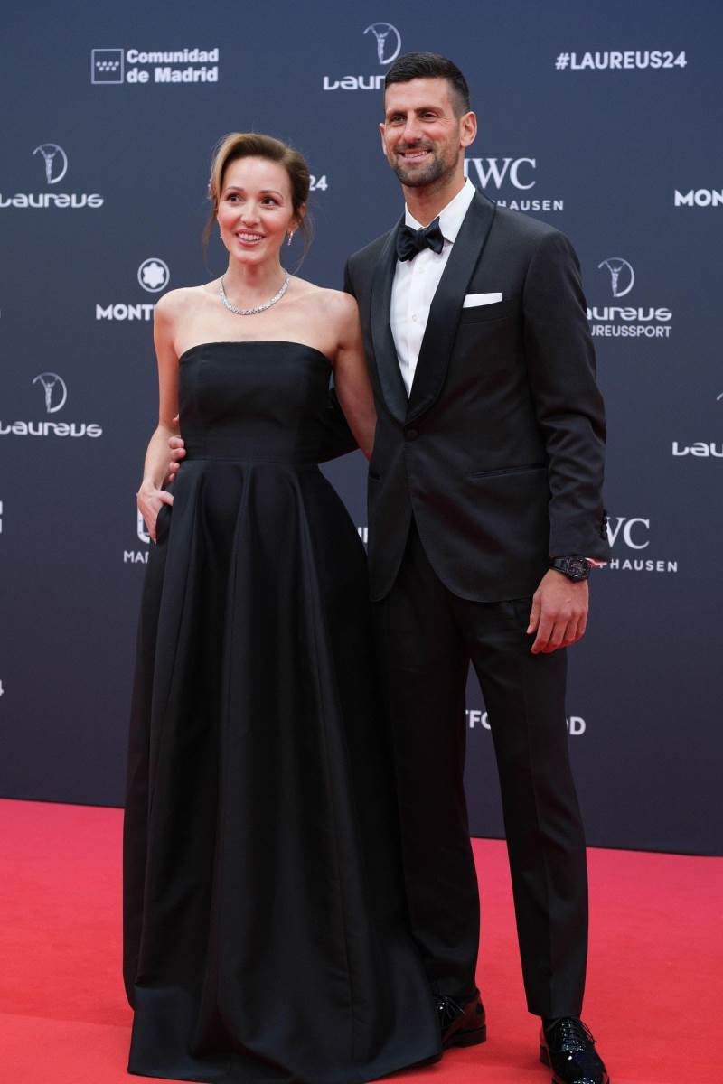 Novak i Jelena Đoković na dodeli Laureus nagrada