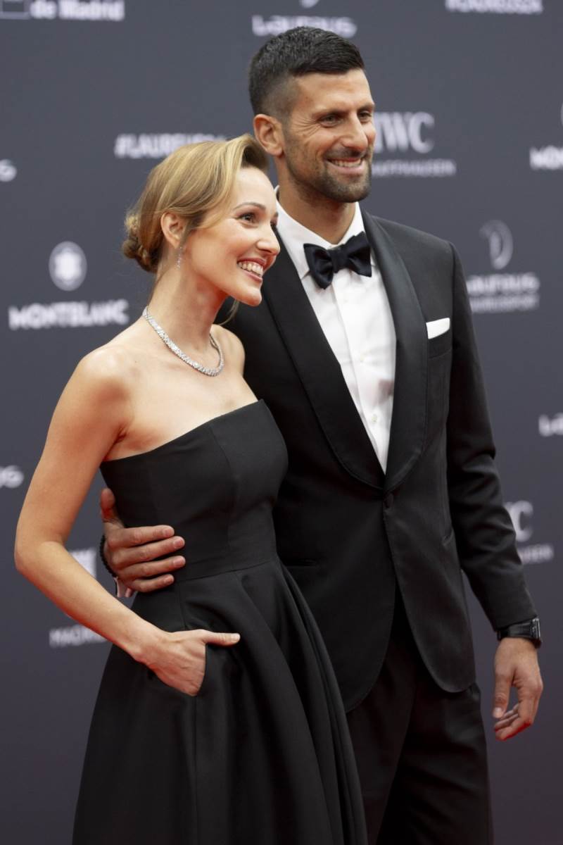 Novak i Jelena Đoković na dodeli Laureus nagrada