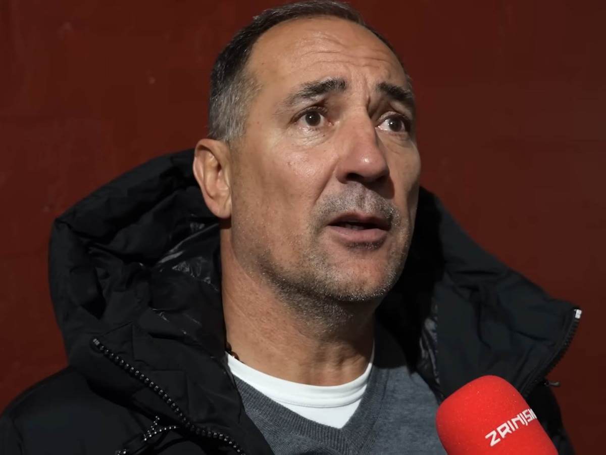 Igor Štimac daje izjavu.