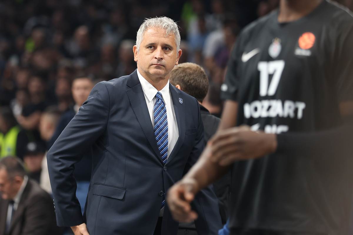 Igor Kokoškov na meču Partizan Efes