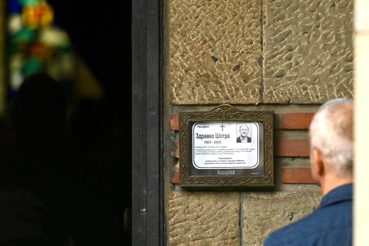 Završen ispraćaj za kremaciju Zdravka Šotre