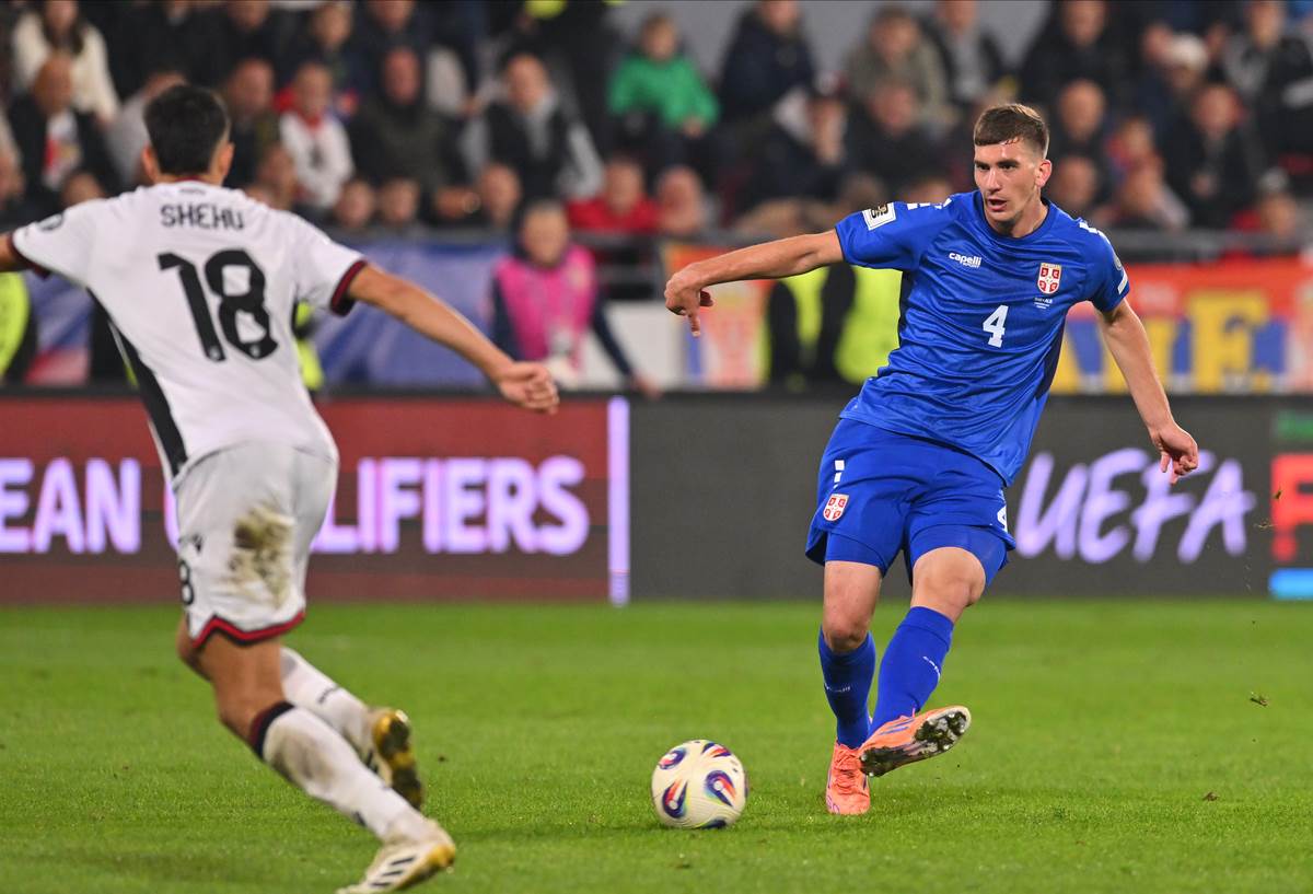 Veljko Milosavljević na Srbija Albanija