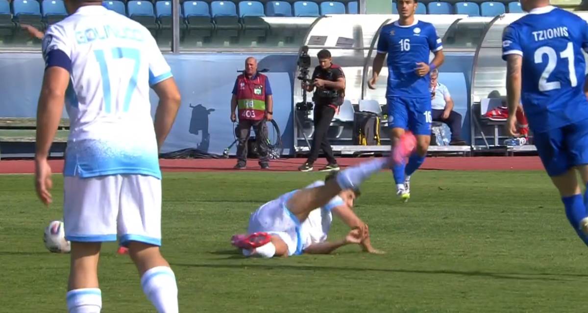 Andrea Kontadini povreda na San Marino Kipar