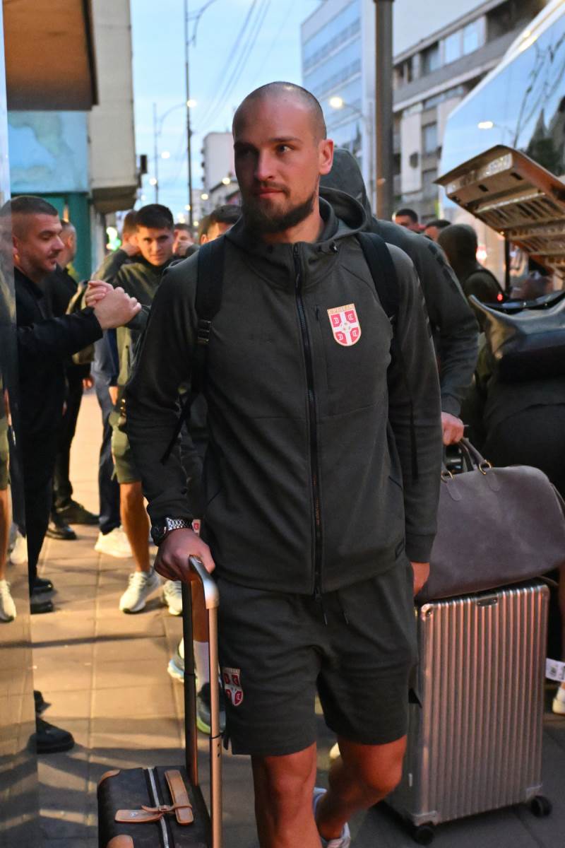 Predrag Rajković sa reprezentacijom Srbije u Andori