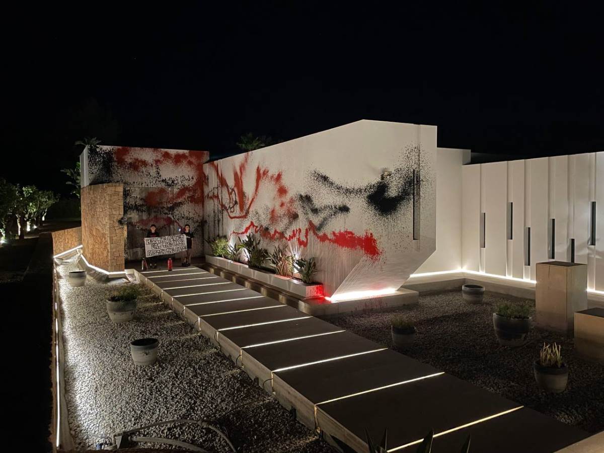 Vila Lionela Mesija na Ibici uništena od strane vandala