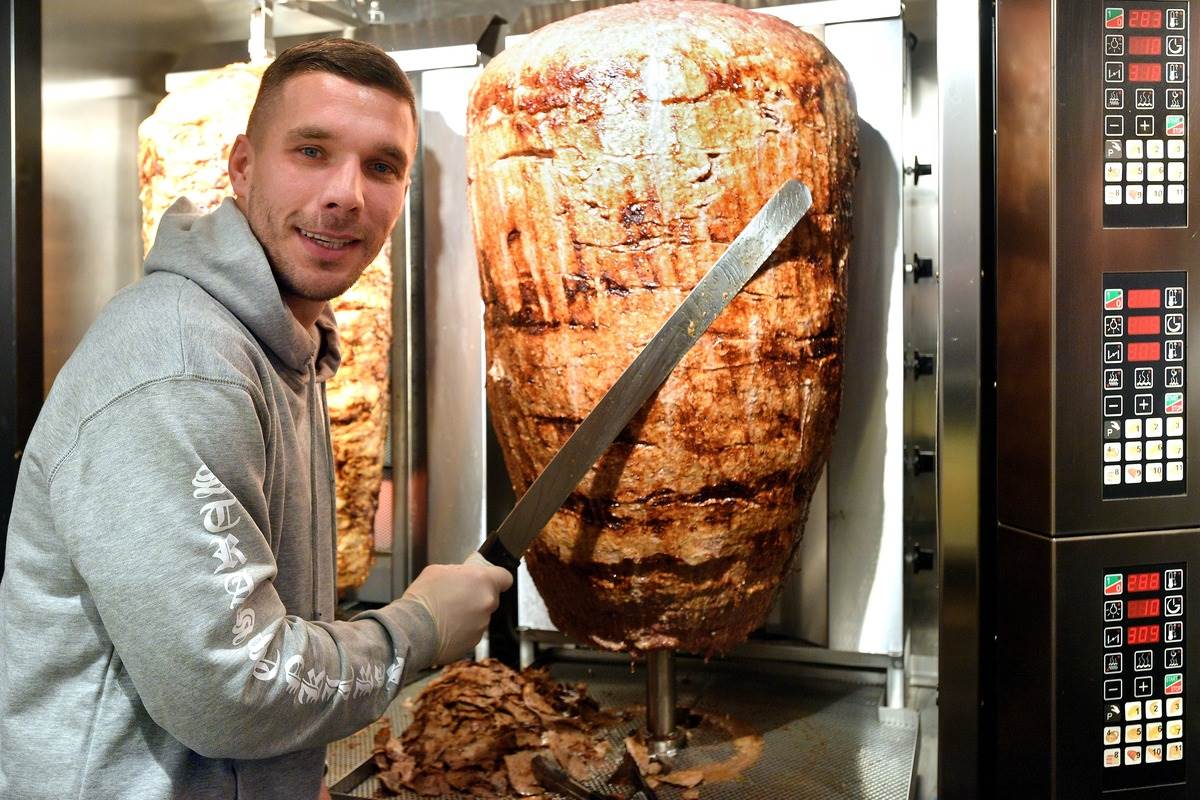 +Lukas Podolski u svojoj brzoj hrani