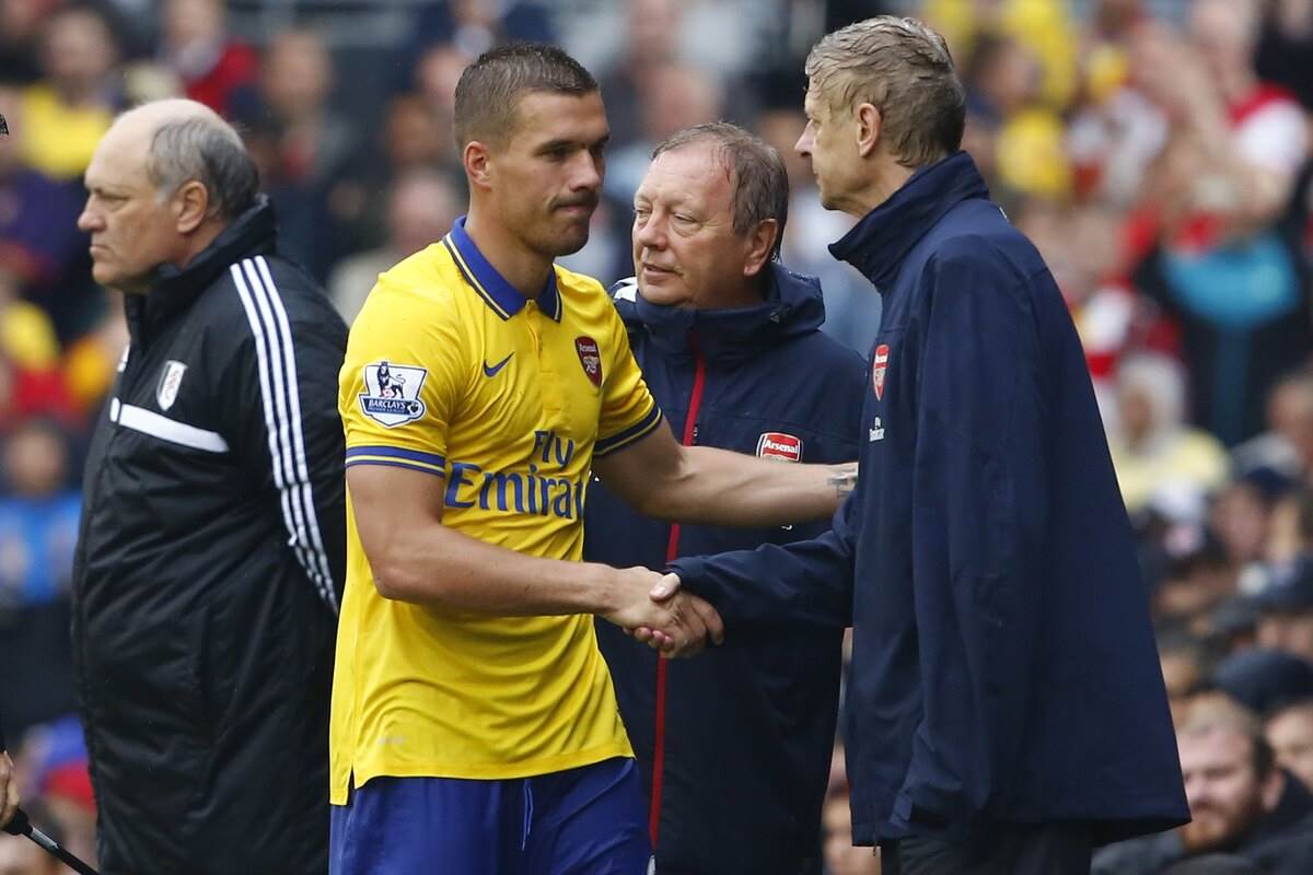 Lukas Podolski po izlasku sa meča