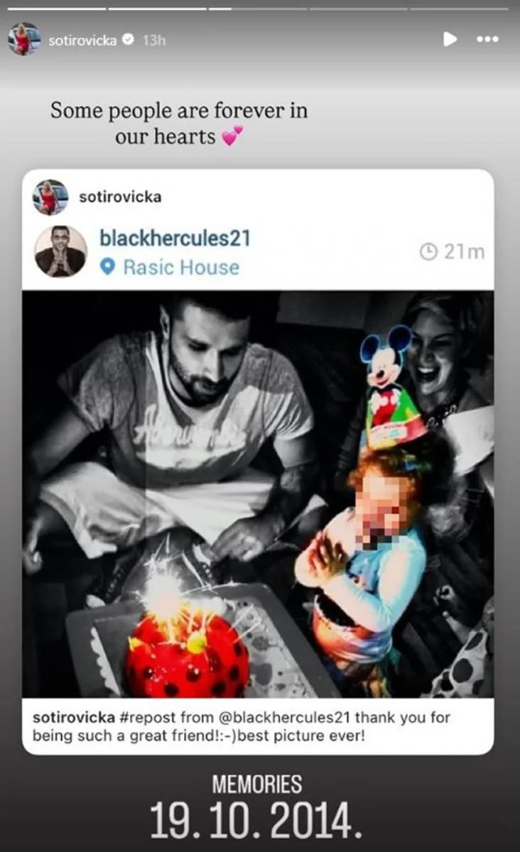 Katarina Sotirović objavila fotku bivšeg supruga