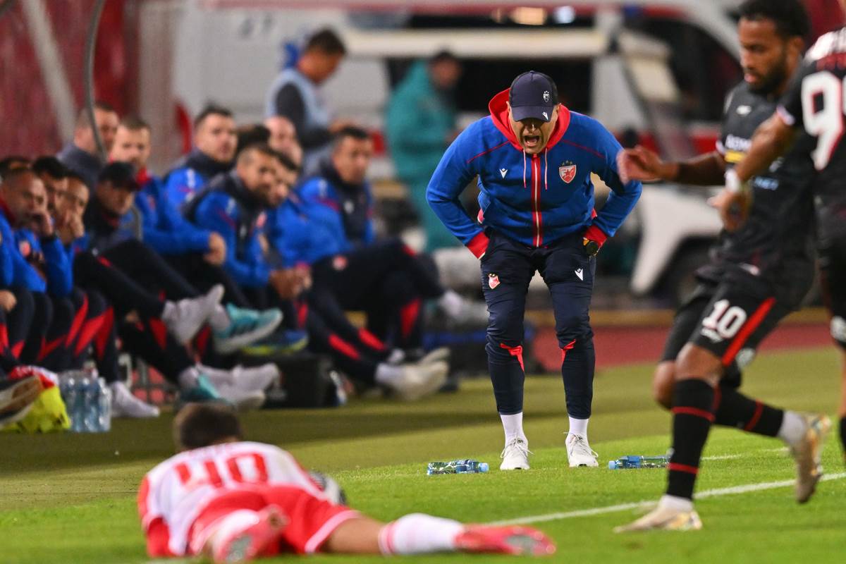 Vladan Milojević na meču Zvezde i Radničkog