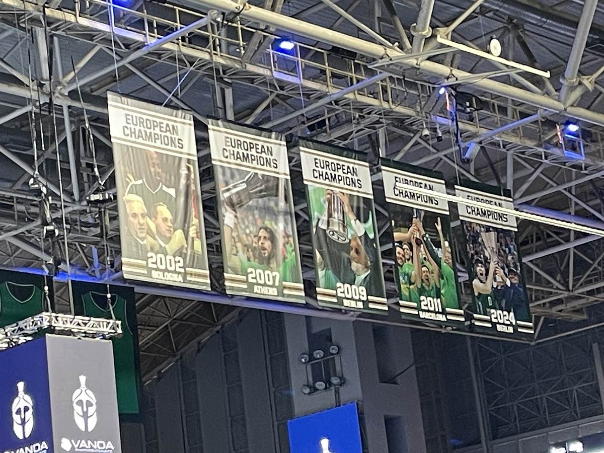 OAKA dvorana uspesi Panatinaikosa i osvojene titule pod Željkom Obradovićem