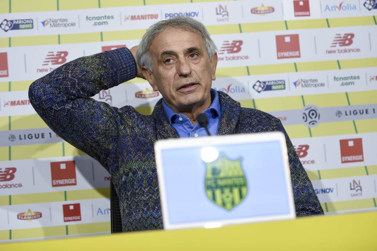 Vahid Halilhodžić na konferenciji u Nantu