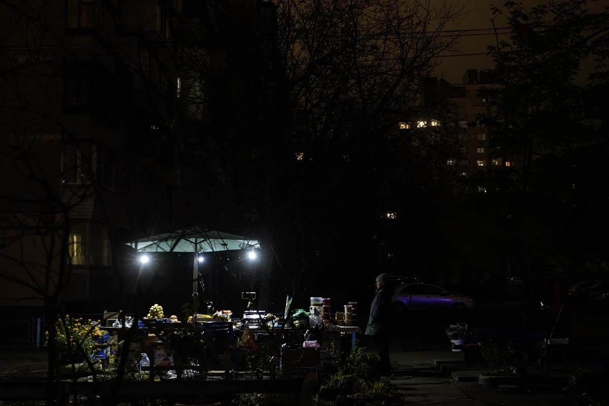 Kijev u mraku nestala struja nakon ruskog napada 6.jpg