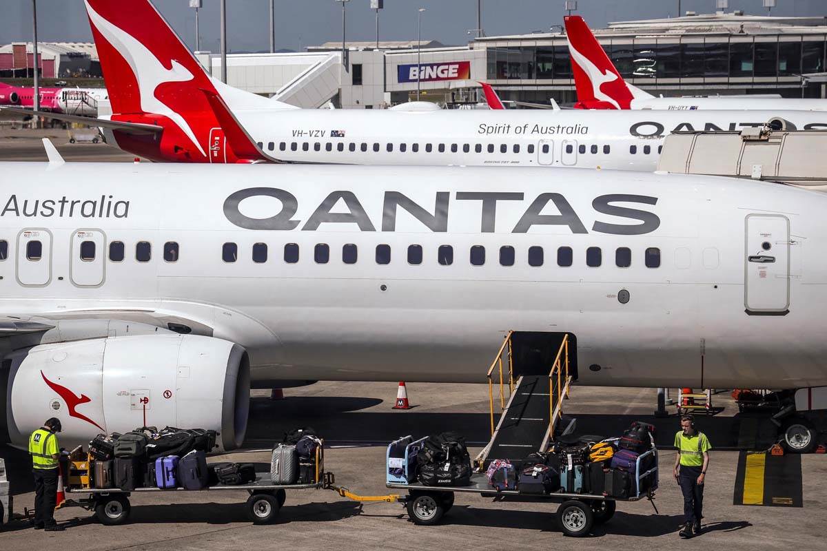 Qantas, Kvantas, avion