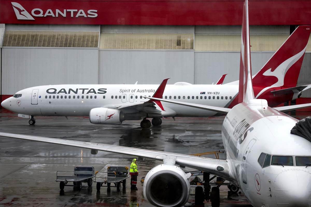 Qantas, Kvantas, avion