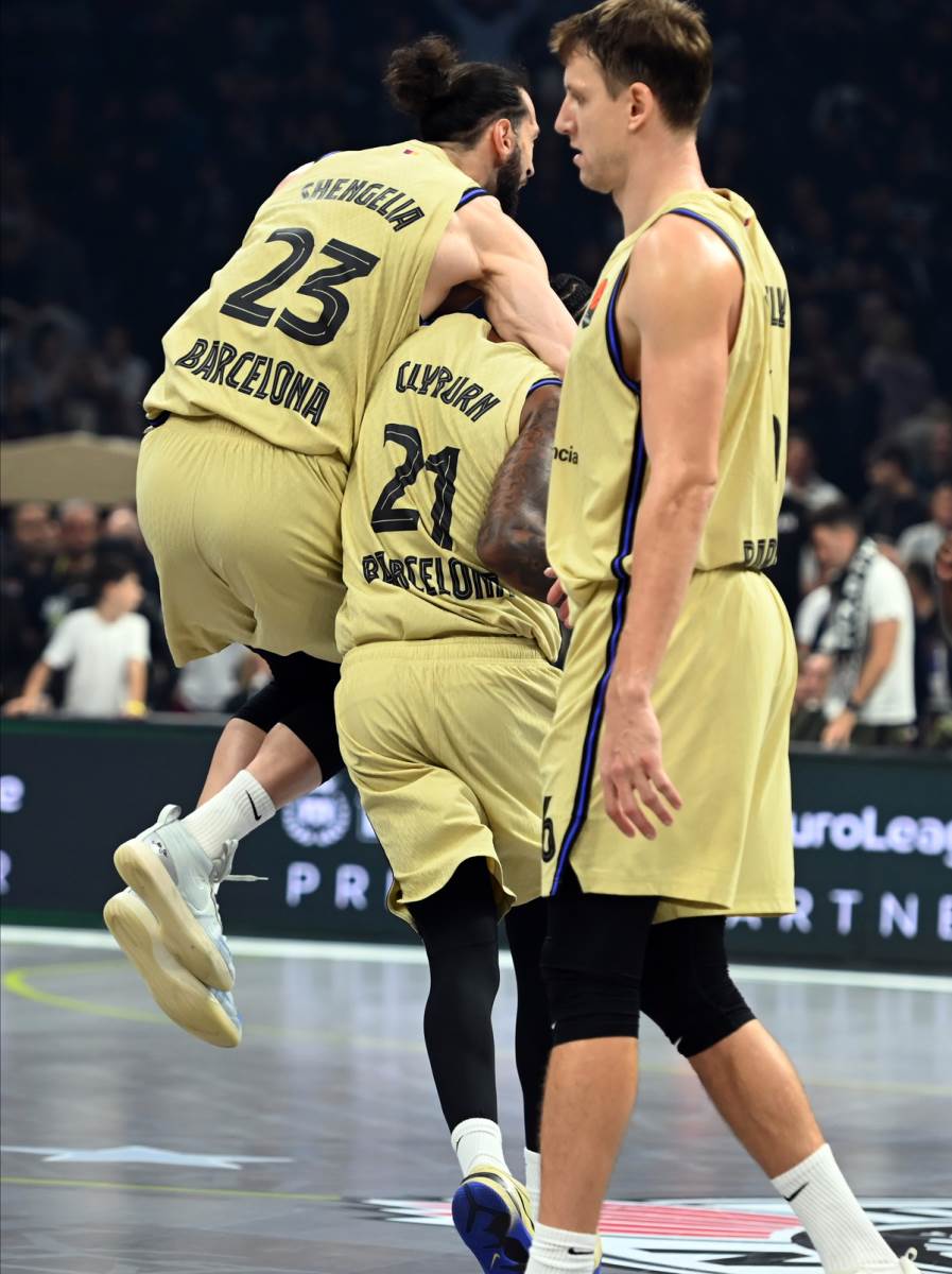 Vil Klajburn slavi trojku u Partizanu