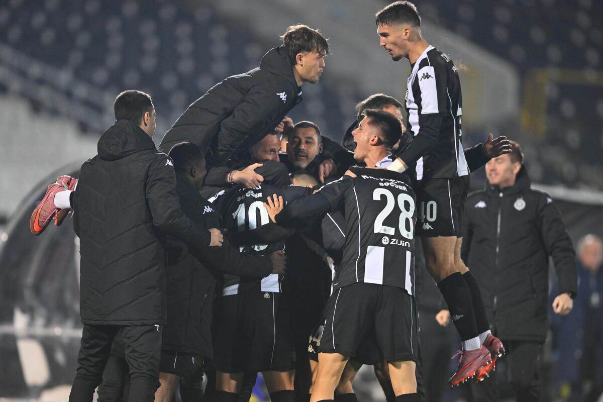 Slavlje fudbalera Partizana