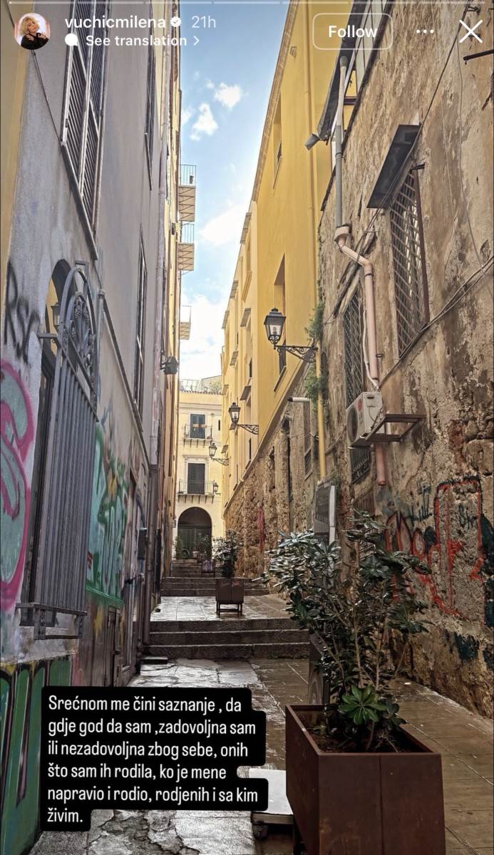 Milena Vućić u Siciliji