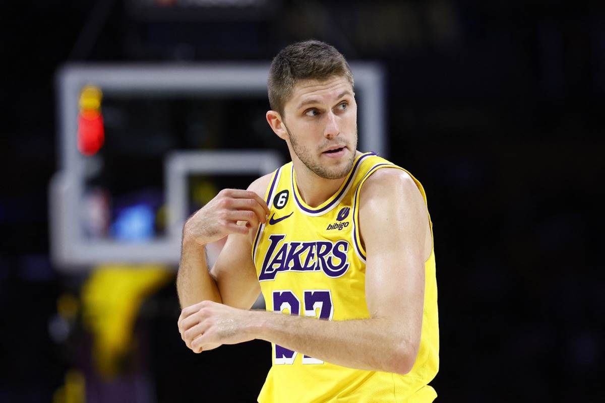 Met Rajan u dresu Lejkersa