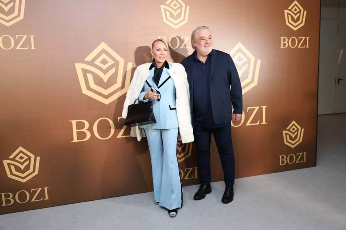 Lepa Brena i Boba Živojinović modna revija