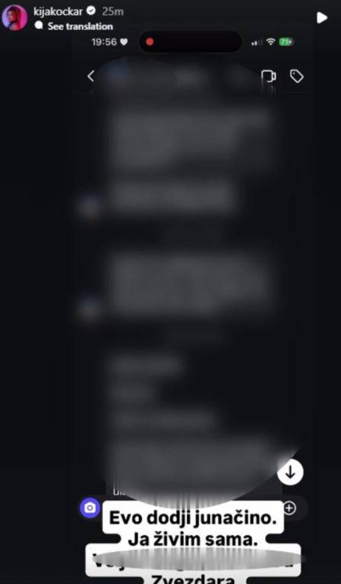 "Dođi, junačino, ima li još neko da preti?": Skandalozna prepiska Kije Kockar izazvala haos na mrežama