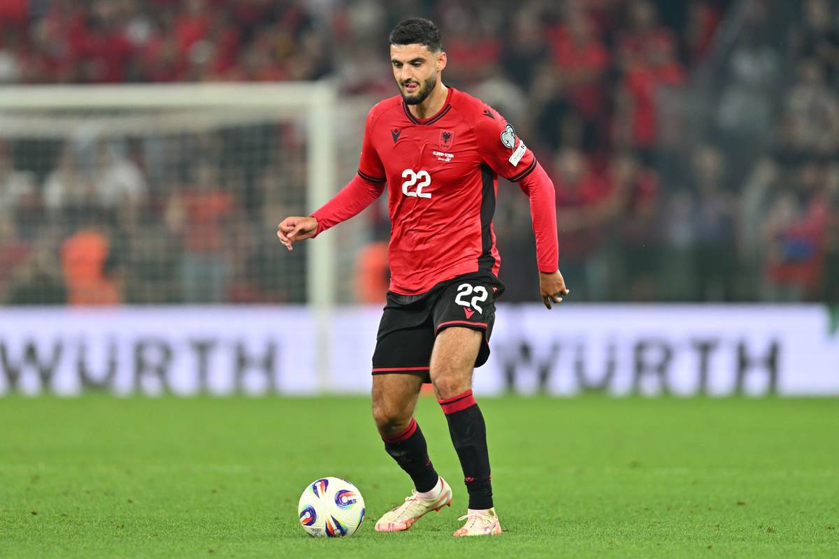 Armando Broja napadač Albanije protiv Srbije