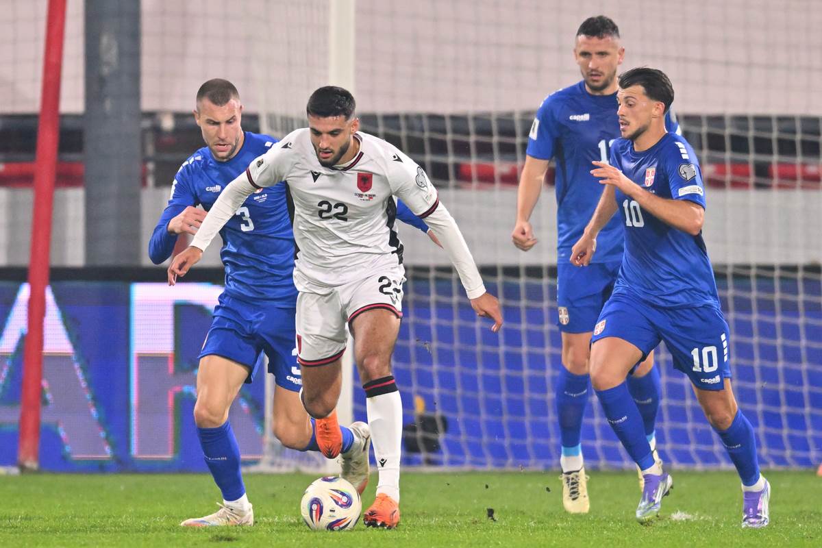 Armando Broja napadač Albanije protiv Srbije