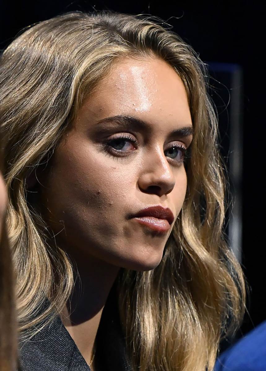 Lejla Hasanović devojka Janika Sinera gleda meč u Torinu