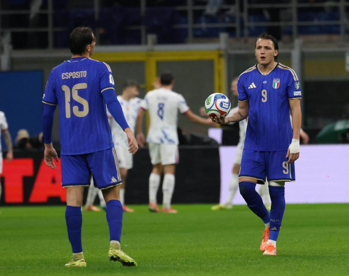 Tuga reprezentacije Italije protiv Norveške