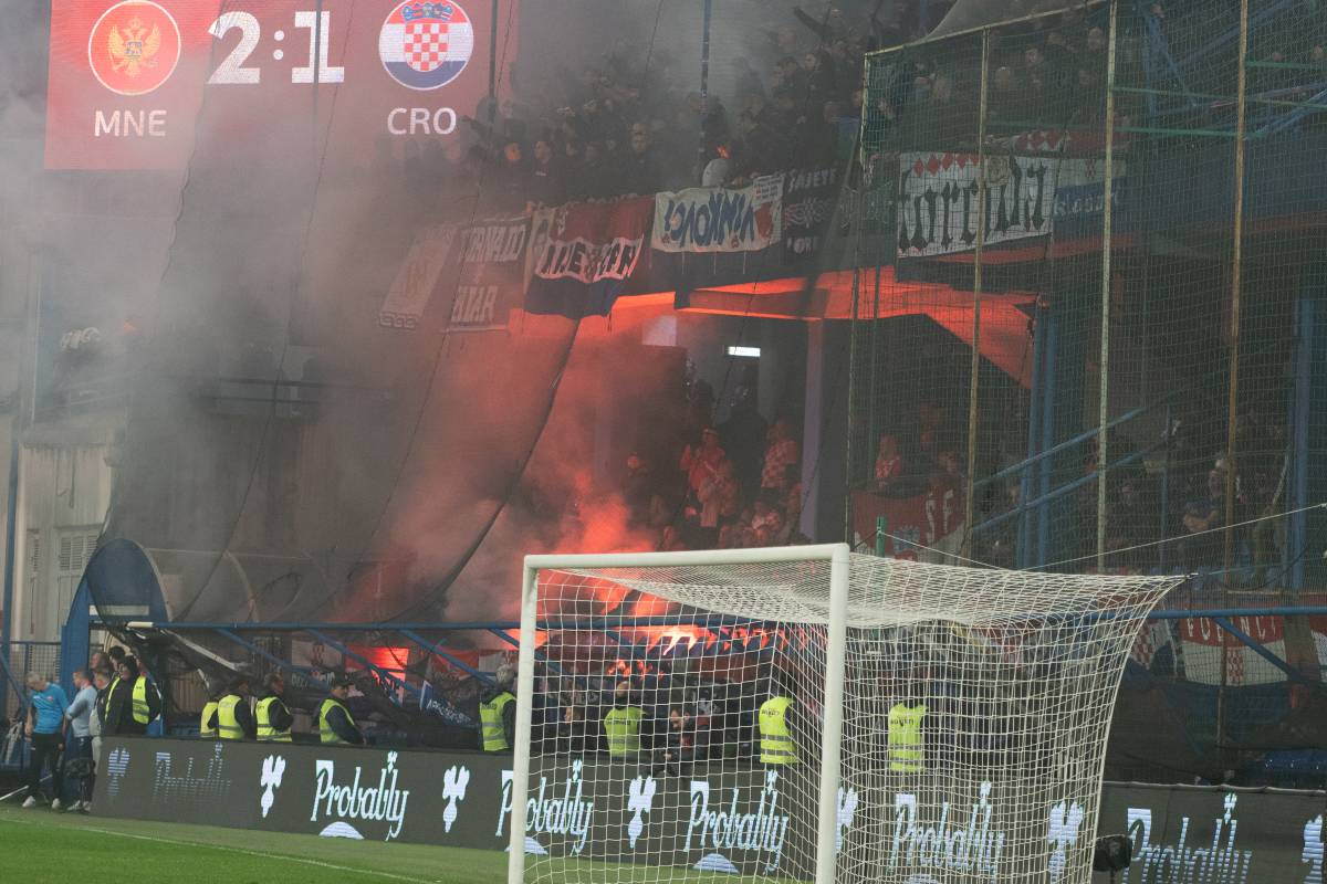 Navijači Hrvatske u Crnoj Gori