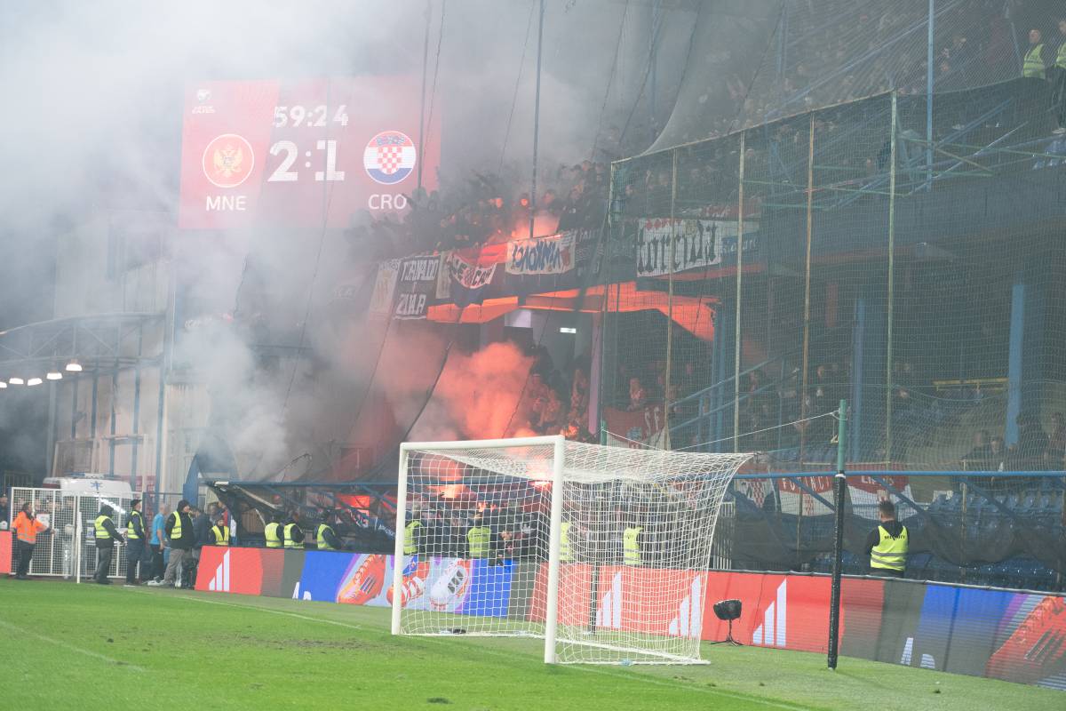 Navijači Hrvatske u Crnoj Gori