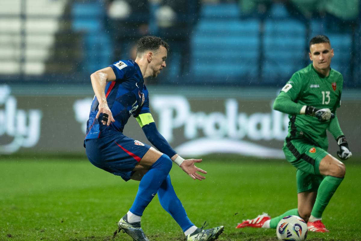 Ivan Perišić na Crna Gora Hrvatska