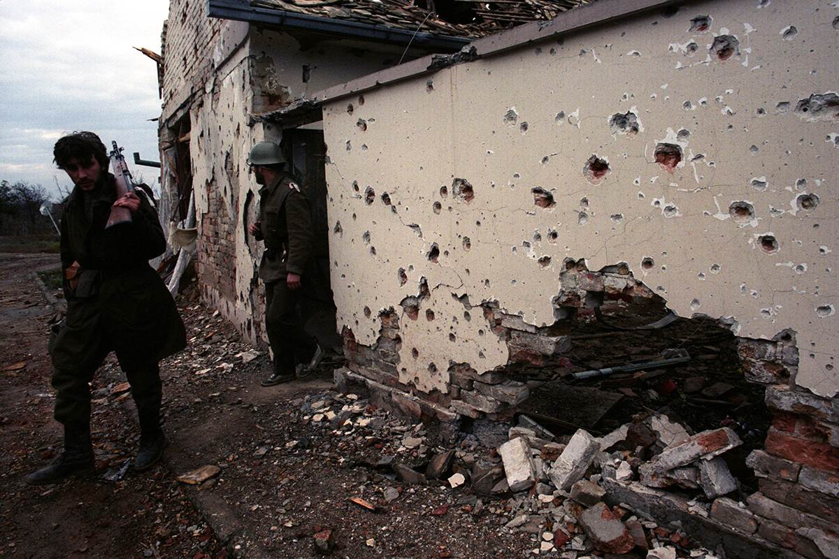 Detalji iz rata u Vukovaru 1991. godine.