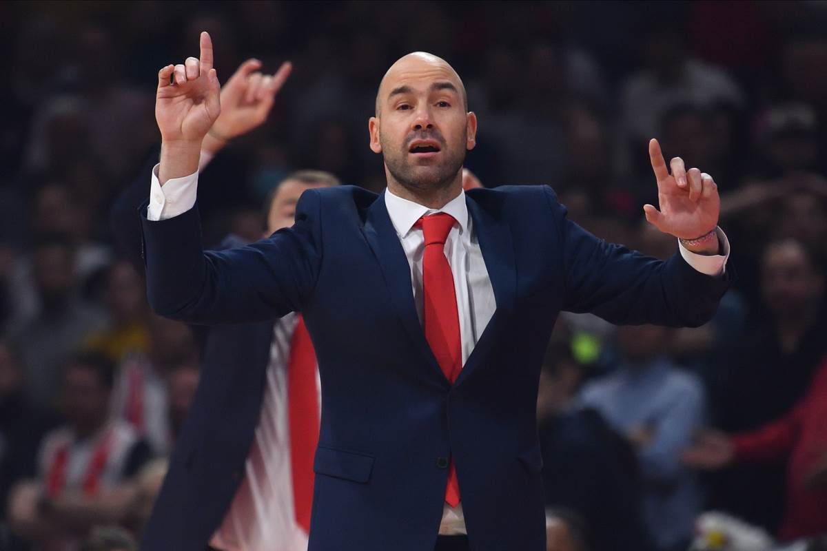 Vasilis Spanulis na meču Monaka i Crvene zvezde