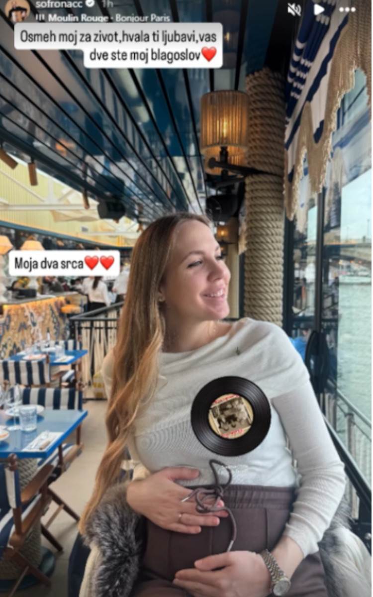 Aca Sofronijević supruga trudna