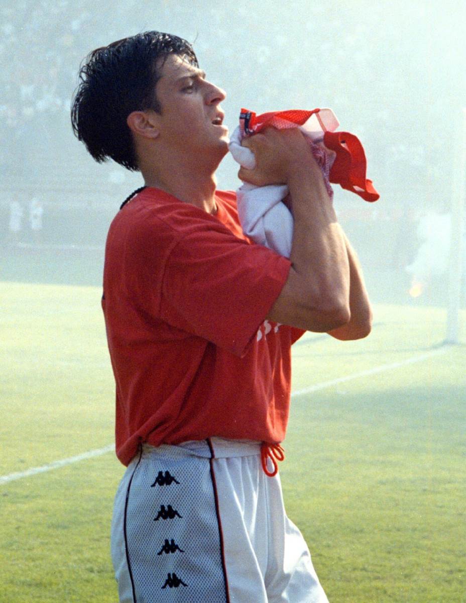 Mihajlo Pjanović slavi gol u Crvenoj zvezdi