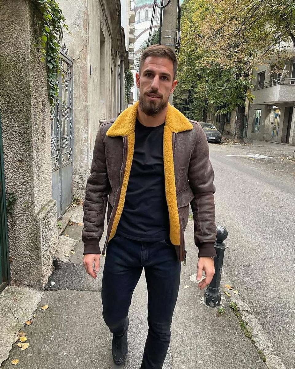 Miloš Degenek kod Hrama svetog Save