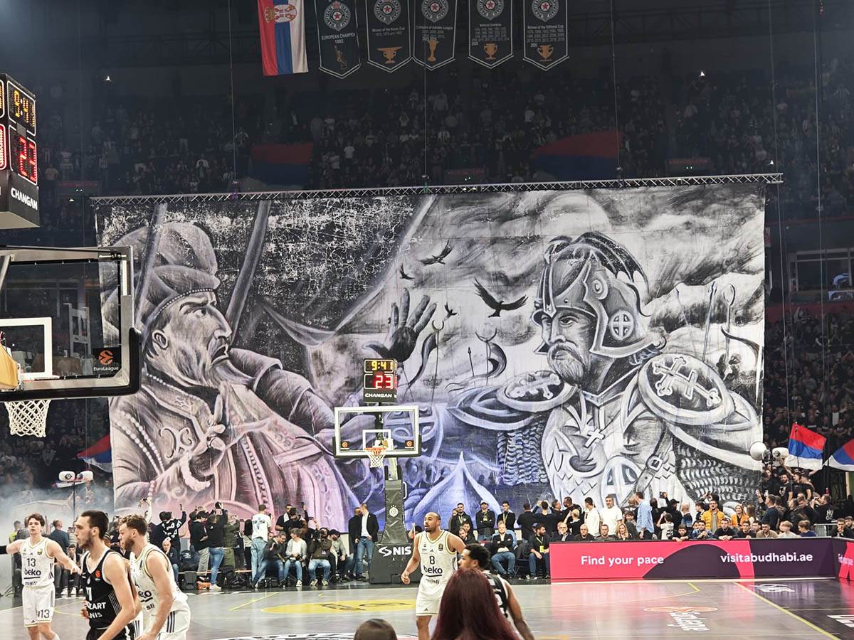 Koreografija Grobara Miloš Obilić ubija sultana Murata