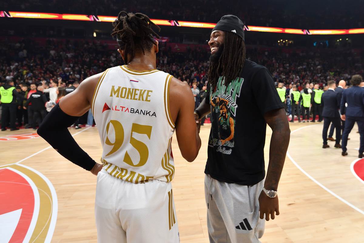 Matijas Lesor i Čima Moneke na Zvezda Panatinaikos